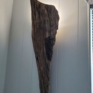 Light Fixture sconce wood lamp rustic lake cabin